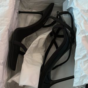 Alexander Wang Logo Julie Sandals. Fairly New (worn 1x)